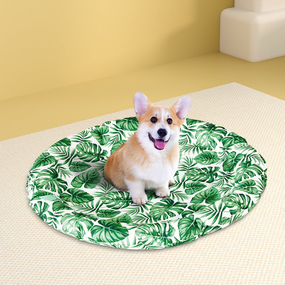 i.Pet Pet Cooling Mat Gel Dog Cat Self-cool Puppy Large Round Bed Summer Cushion VelaOz