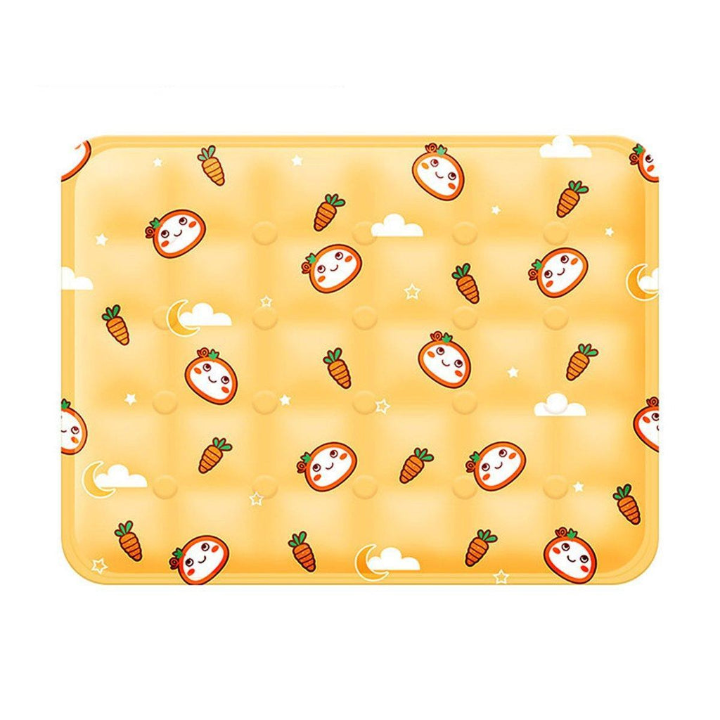 Cooling Ice Mat for Pets Summer Dog and Cat Cooling Pad Comfortable Pet Bed - Grey - 50x60cm VelaOz