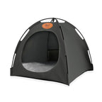 Folding Camping Pet Tent for Cats Puppy Bed Indoor Cat Nest Dog Cave Style House - Beige VelaOz