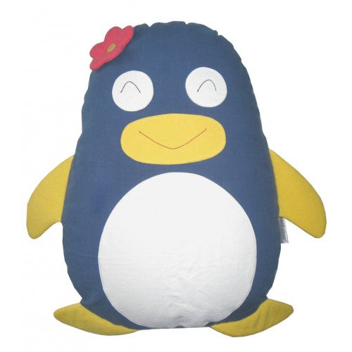 Penguin Cuddling Cushion BLUE VelaOz