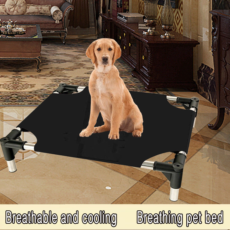S Breathable and Cooling Elevated Pet Bed - Perfect for Dogs, Provides Comfort and Airflow VelaOz