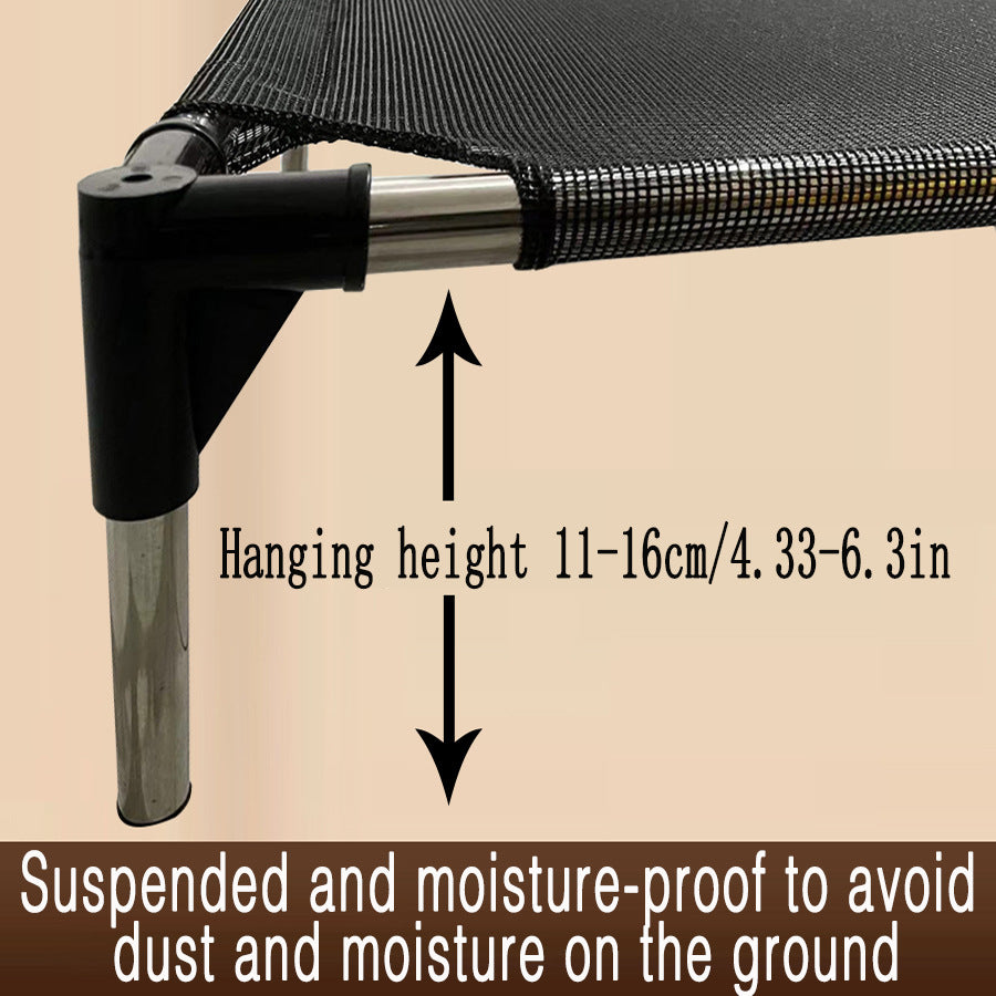 S Breathable and Cooling Elevated Pet Bed - Perfect for Dogs, Provides Comfort and Airflow VelaOz