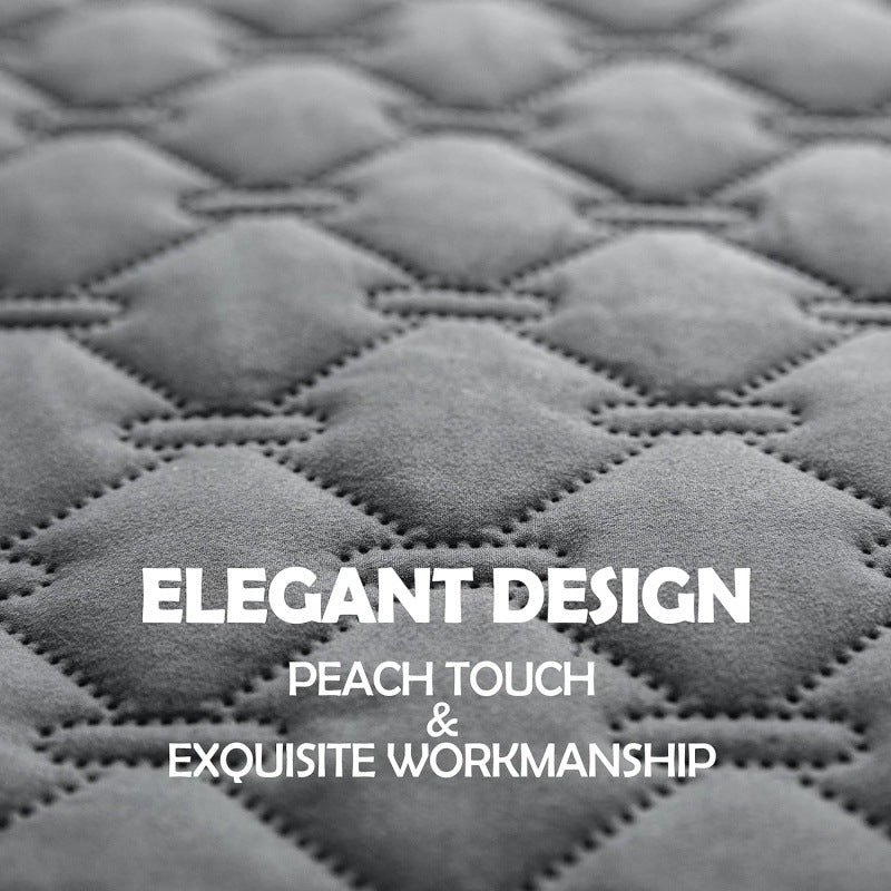 Grey 2-Sided Waterproof Pet Sofa Cover - Dog Bed Protector Blanket for Furniture, Couches & Car Seats (100x127cm, Machine Washable) VelaOz